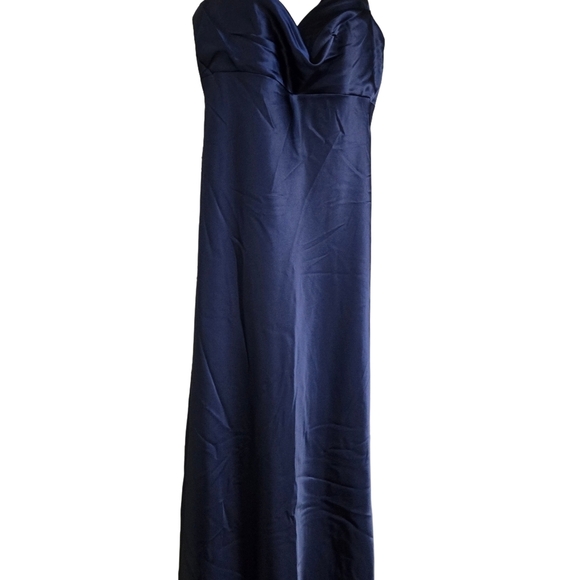 Blue Sweetheart Strapless Gown for Prom - Picture 2 of 4